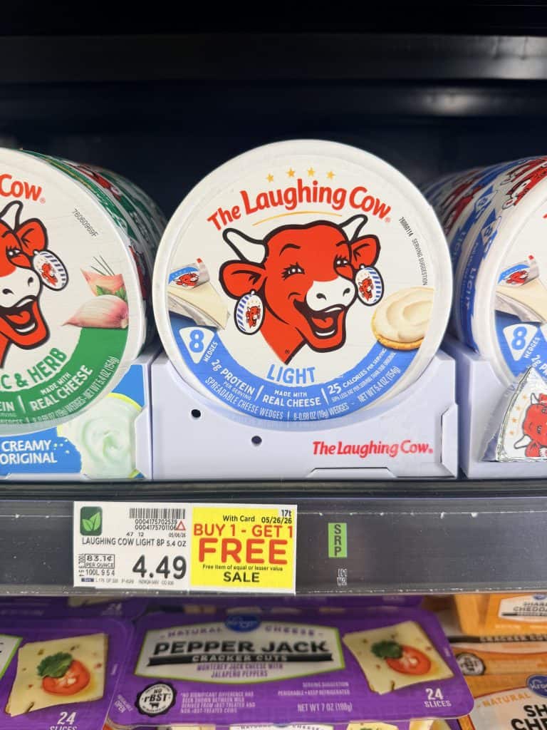 the laughing cow kroger shelf image
