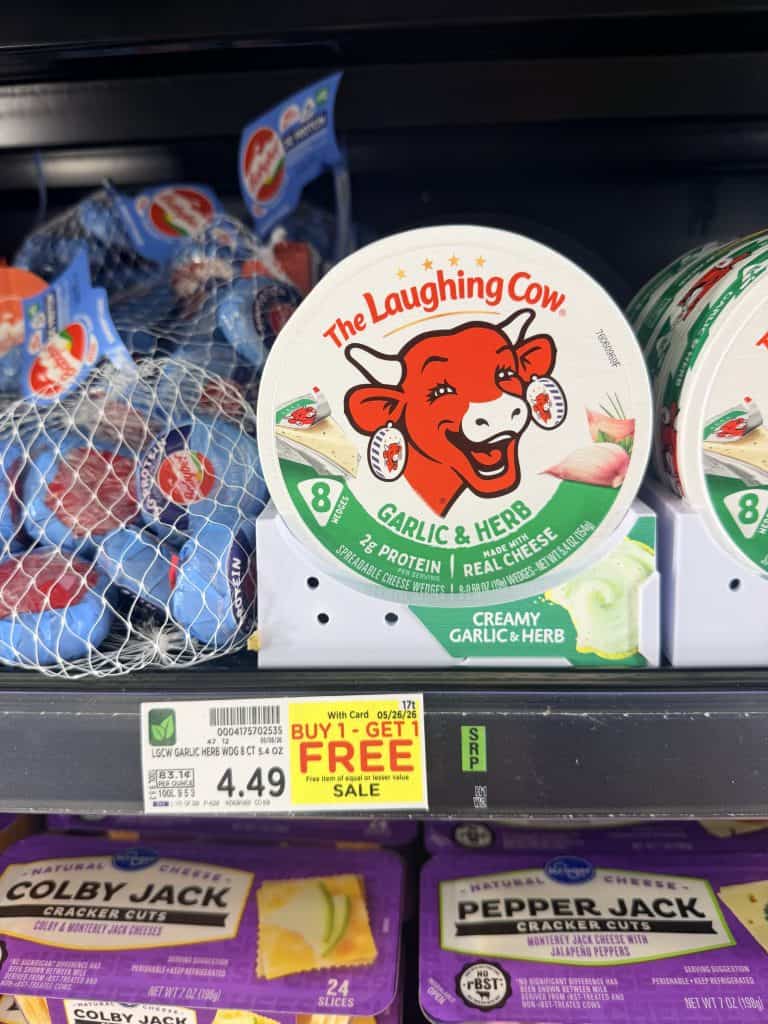 the laughing cow kroger shelf image