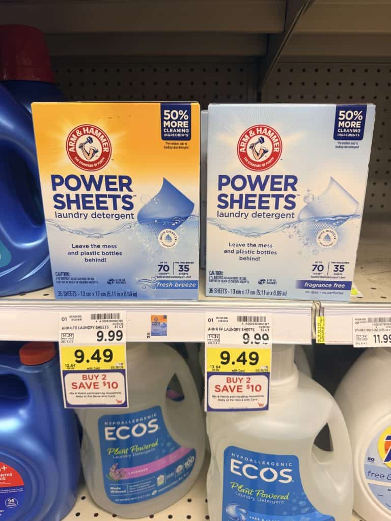 Arm & Hammer Power Sheets Kroger Shelf Image