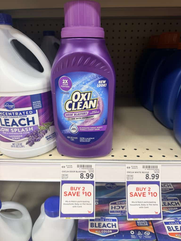 Oxiclean kroger shelf image
