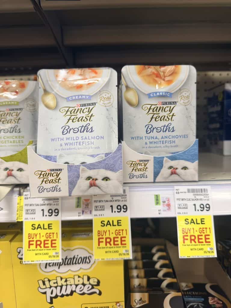 Purina Cat Treats Kroger Shelf Image