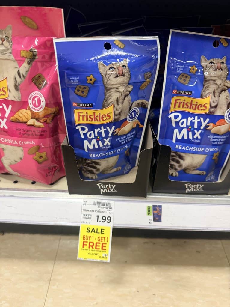Purina Cat Treats Kroger Shelf Image