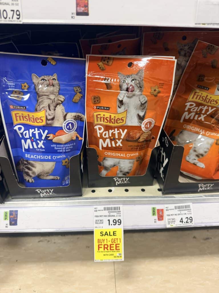 Purina Cat Treats Kroger Shelf Image