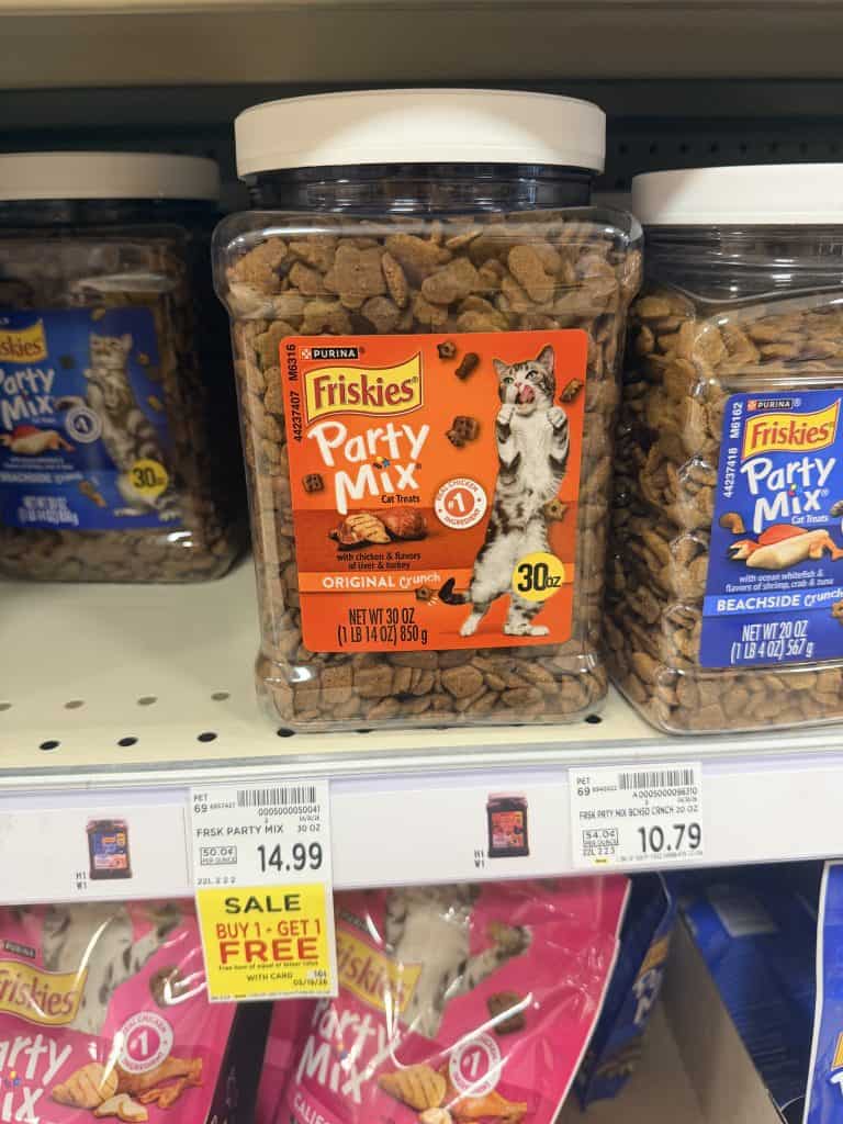 Purina Cat Treats Kroger Shelf Image