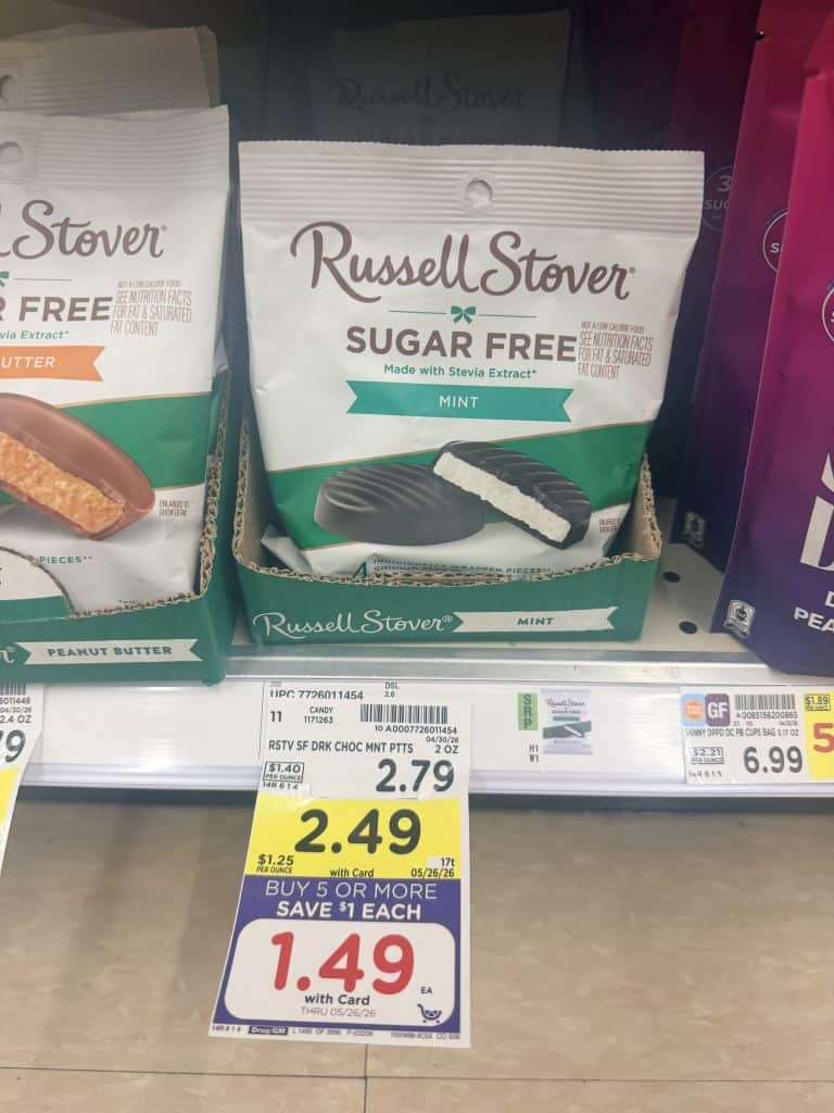 Russell Stover Chocolate Kroger Shelf Image