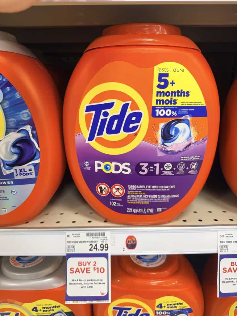 Tide Laundry Kroger Shelf Image