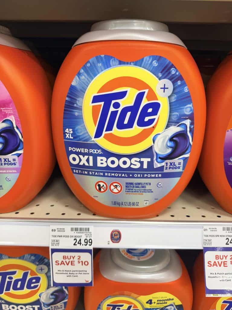 Tide Laundry Kroger Shelf Image