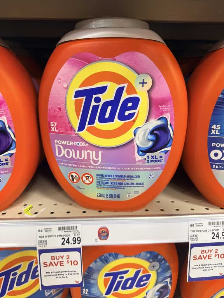 Tide Laundry Kroger Shelf Image