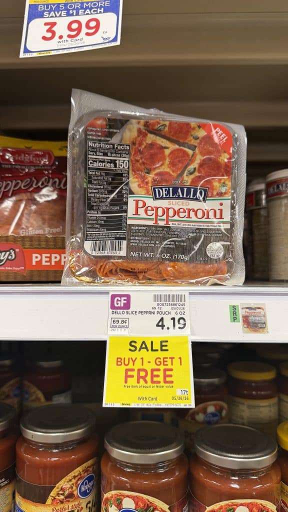 Delallo Kroger shelf image