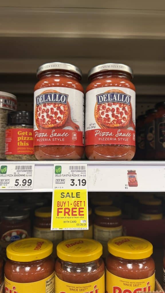 Delallo Kroger shelf image