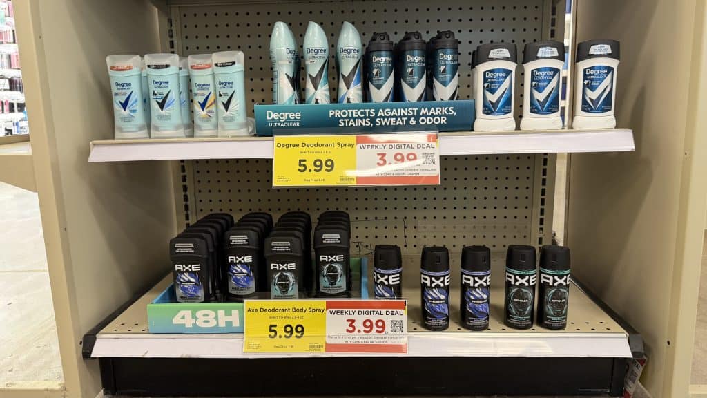 Axe and Degree Kroger shelf image