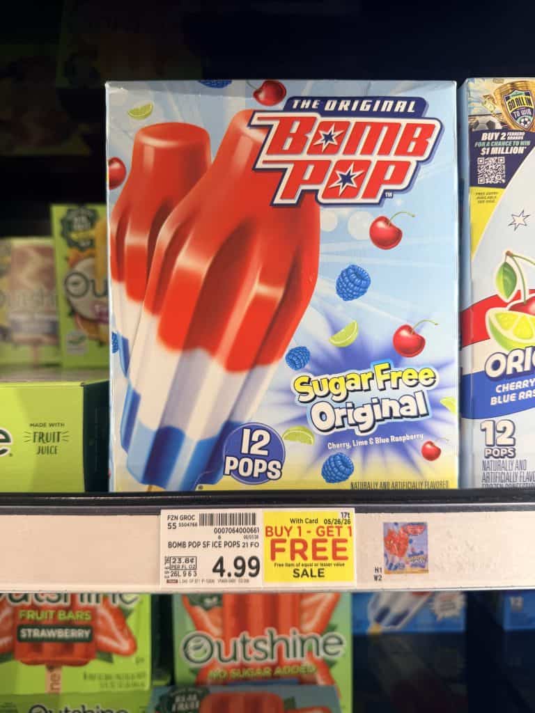 Bomb Pop Kroger Shelf Image