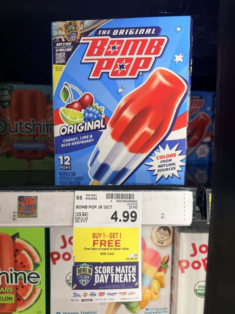 Bomb Pop Kroger Shelf Image