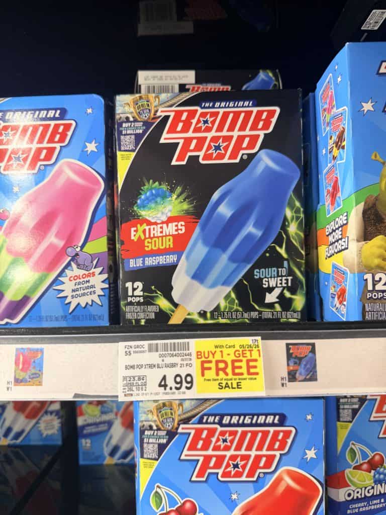 Bomb Pop Kroger Shelf Image