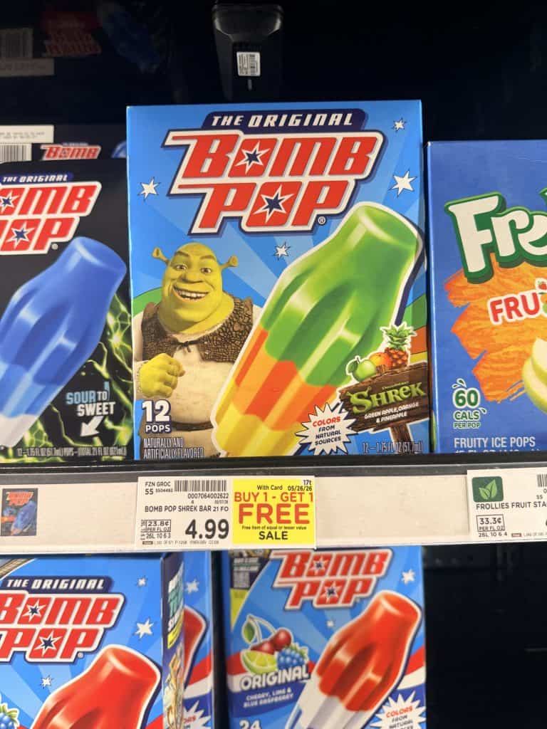 Bomb Pop Kroger Shelf Image