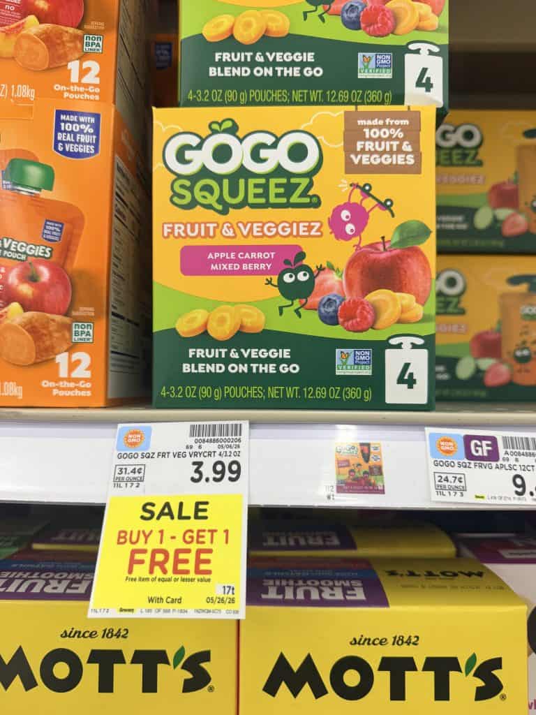 GoGo Squeez Kroger Shelf Image