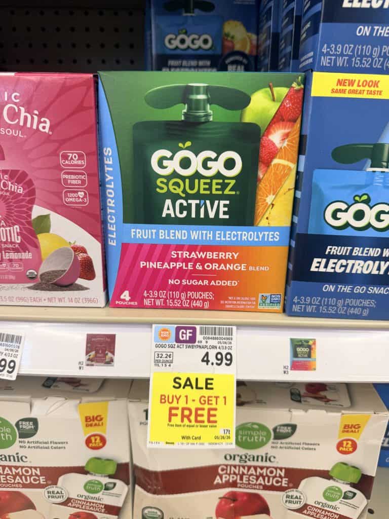 GoGo Squeez Kroger Shelf Image