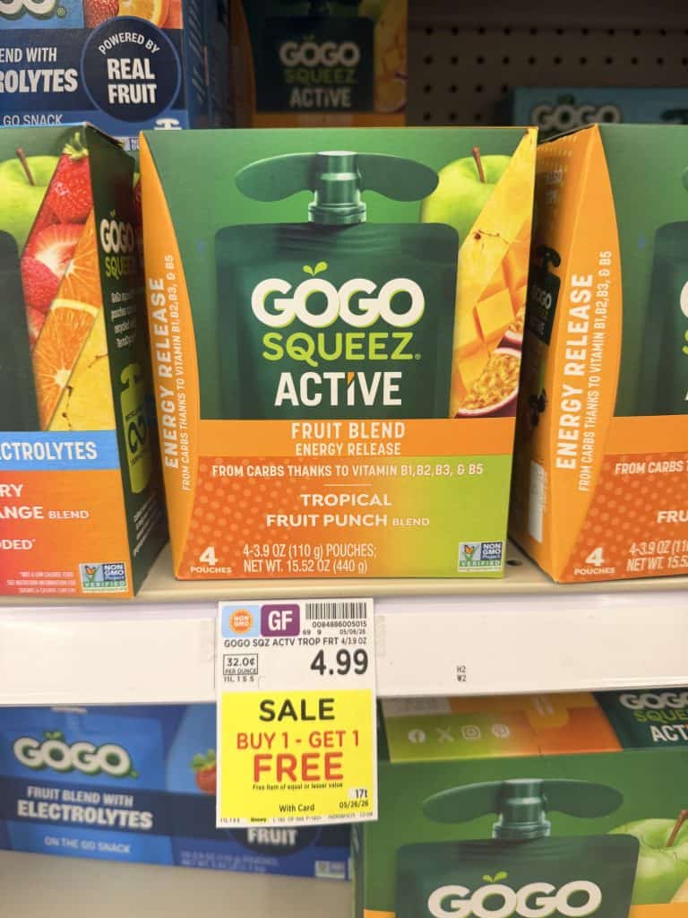 GoGo Squeez Kroger Shelf Image