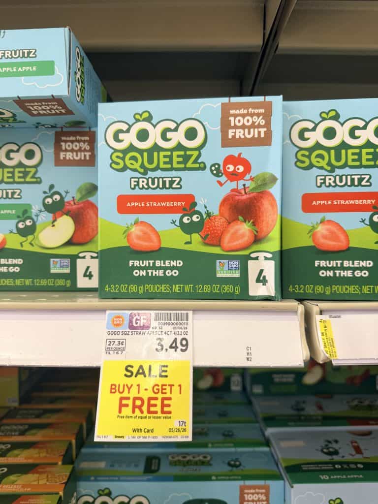 GoGo Squeez Kroger Shelf Image