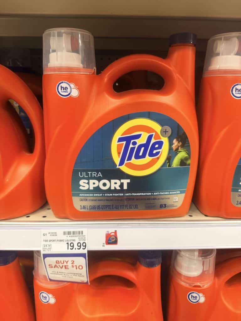 Tide Laundry Kroger Shelf Image