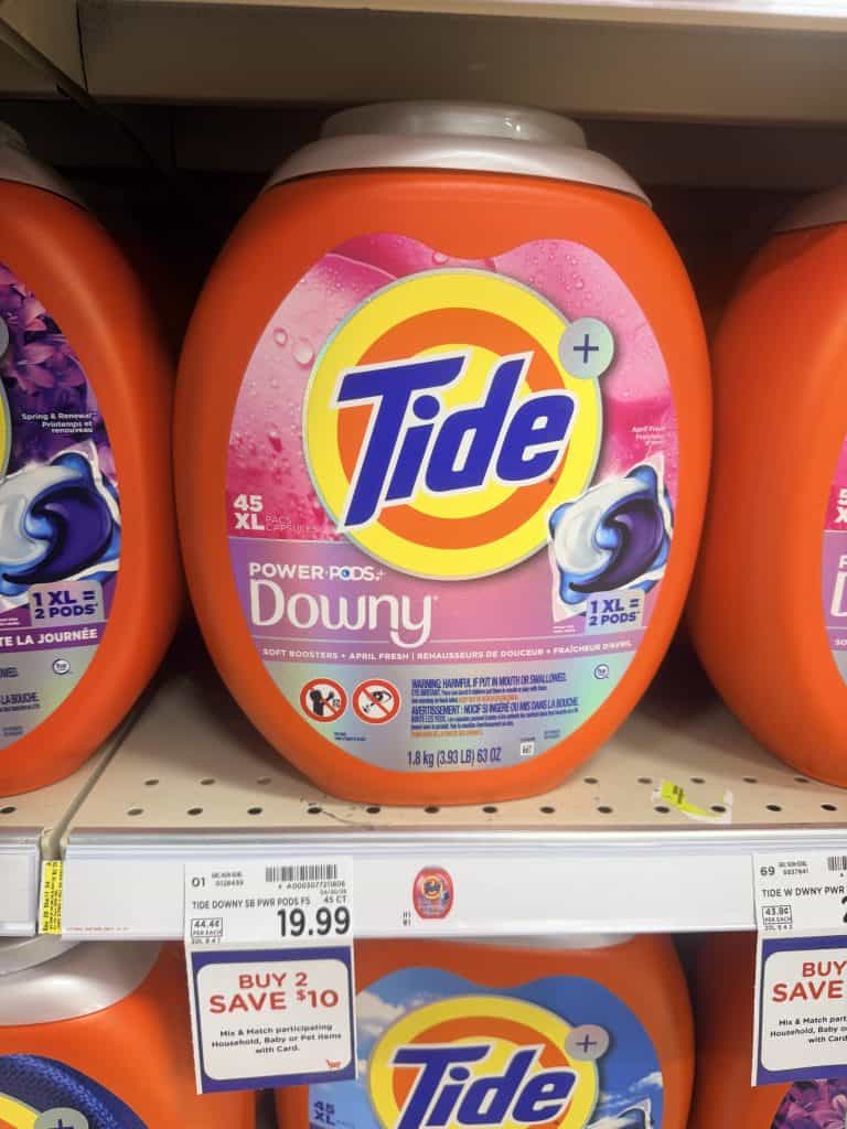 Tide Laundry Kroger Shelf Image