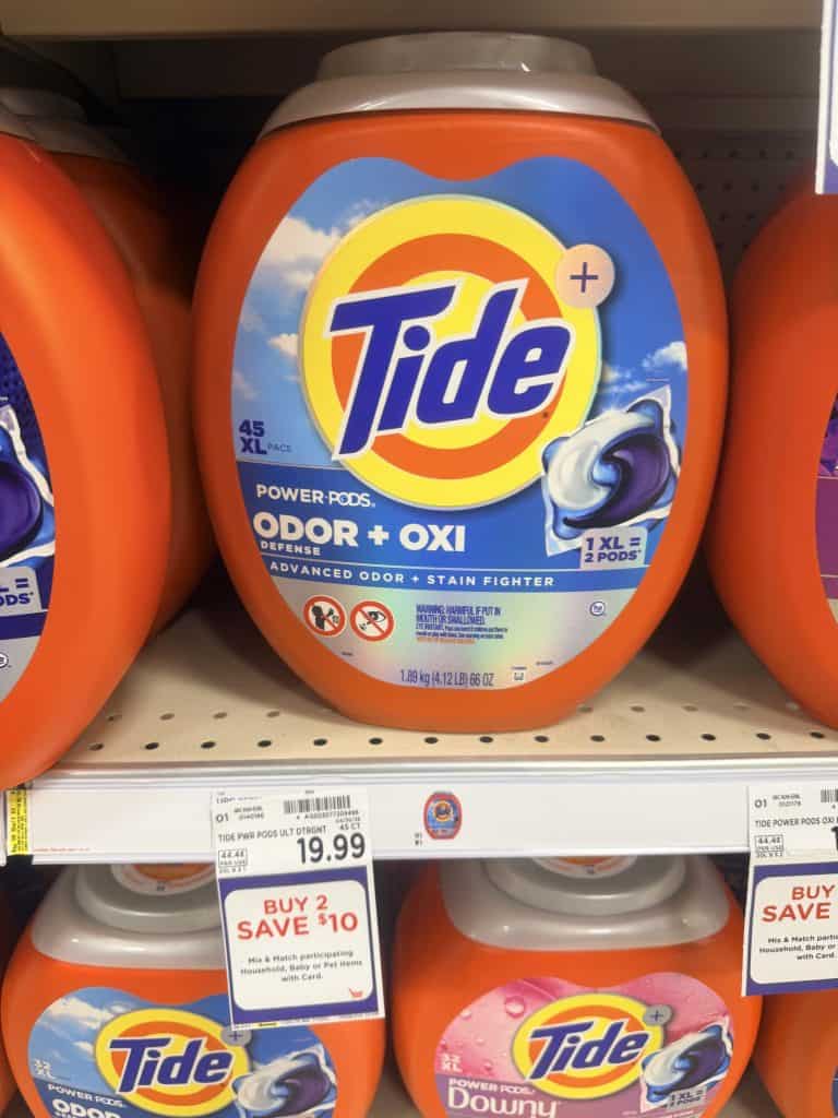 Tide Laundry Kroger Shelf Image