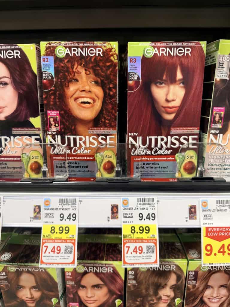 Garnier Nutrisse Kroger Shelf Image