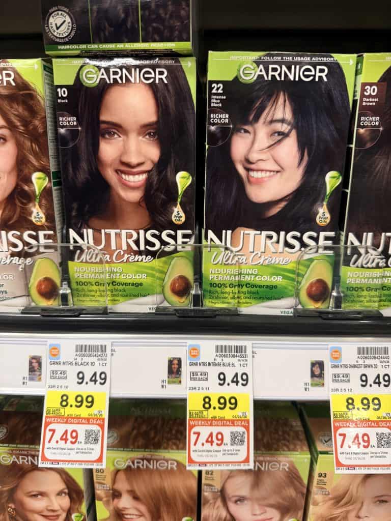Garnier Nutrisse Kroger Shelf Image