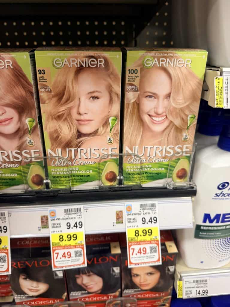 Garnier Nutrisse Kroger Shelf Image