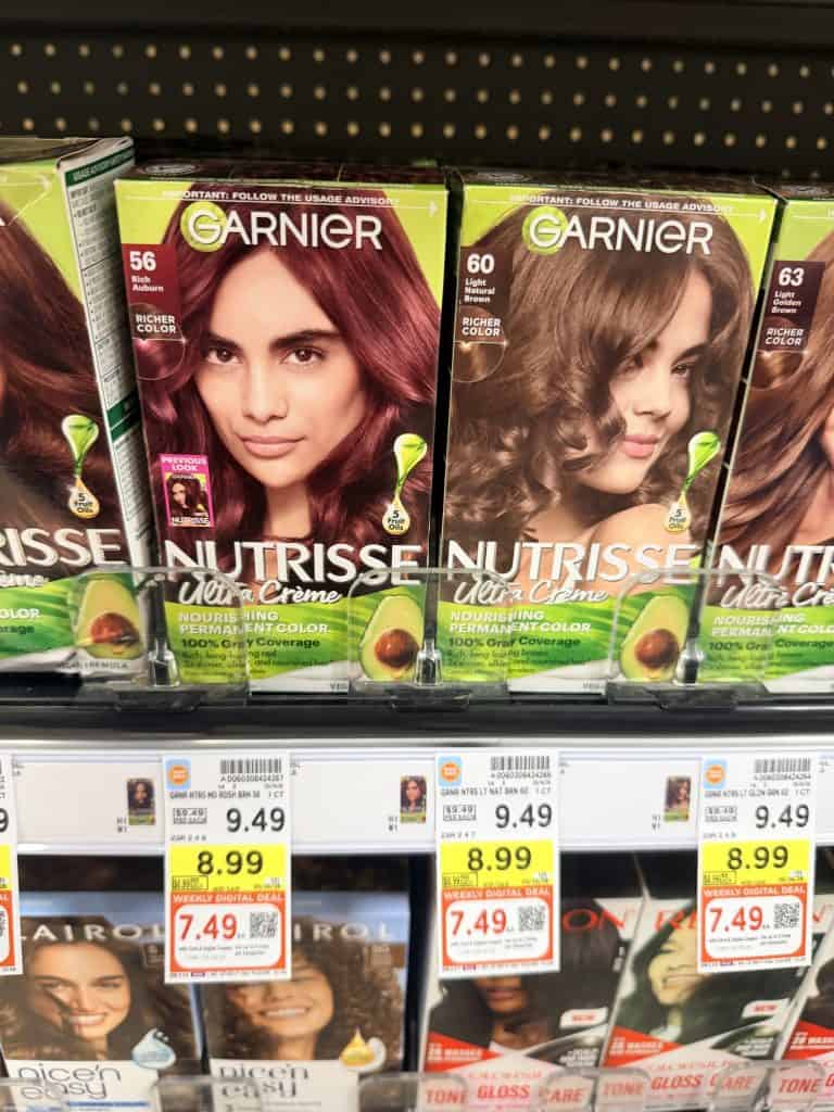 Garnier Nutrisse Kroger Shelf Image