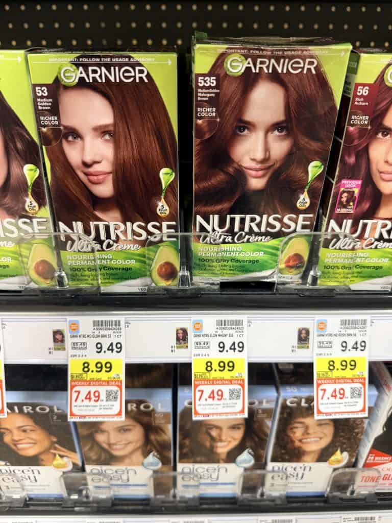 Garnier Nutrisse Kroger Shelf Image