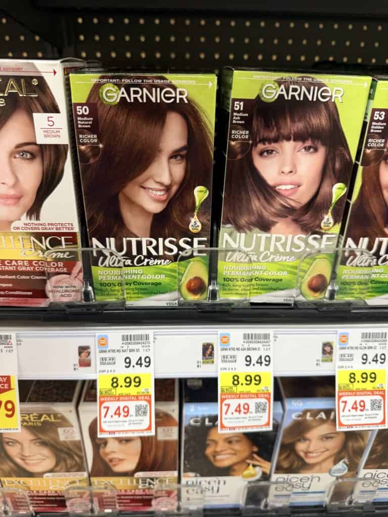 Garnier Nutrisse Kroger Shelf Image