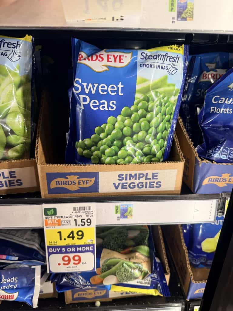 Birds Eye Frozen Vegetables Kroger Shelf Image