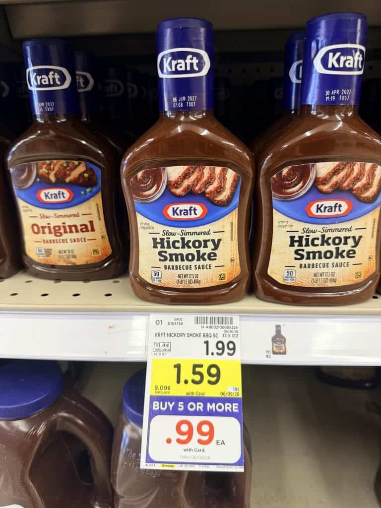 Kraft BBQ Sauce Kroger Shelf image