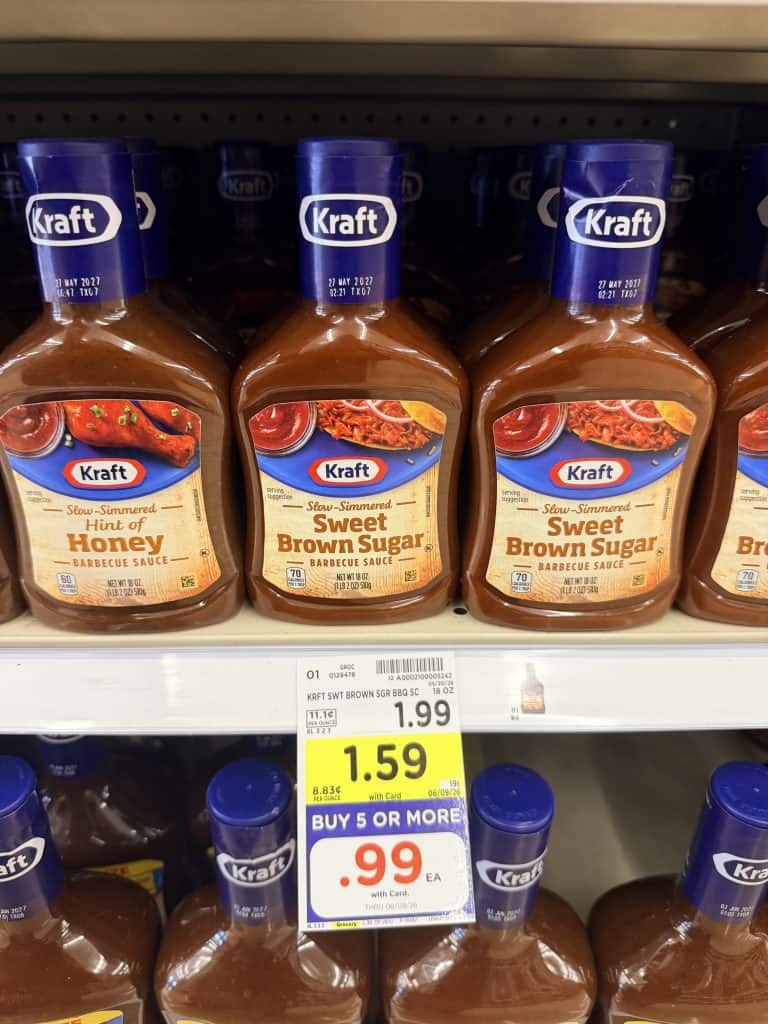 Kraft BBQ Sauce Kroger Shelf image