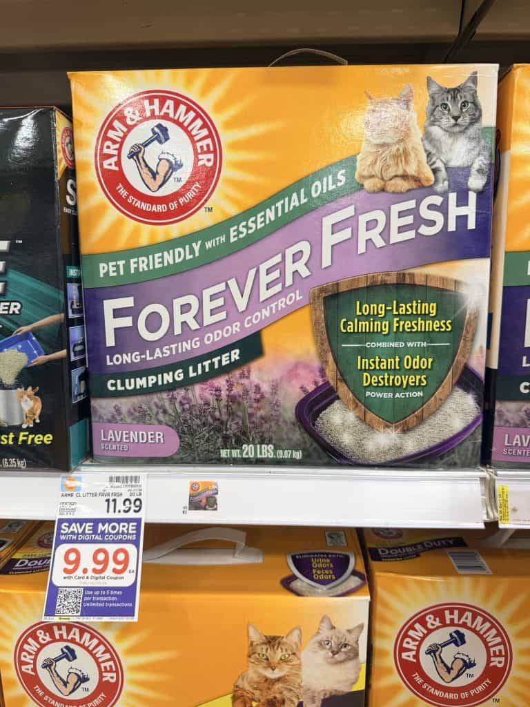 Arm & Hammer Cat Litter Kroger Shelf image
