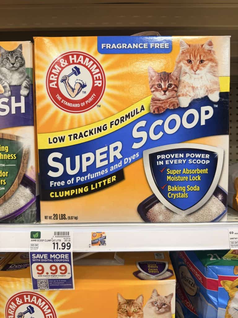 Arm & Hammer Cat Litter Kroger Shelf image