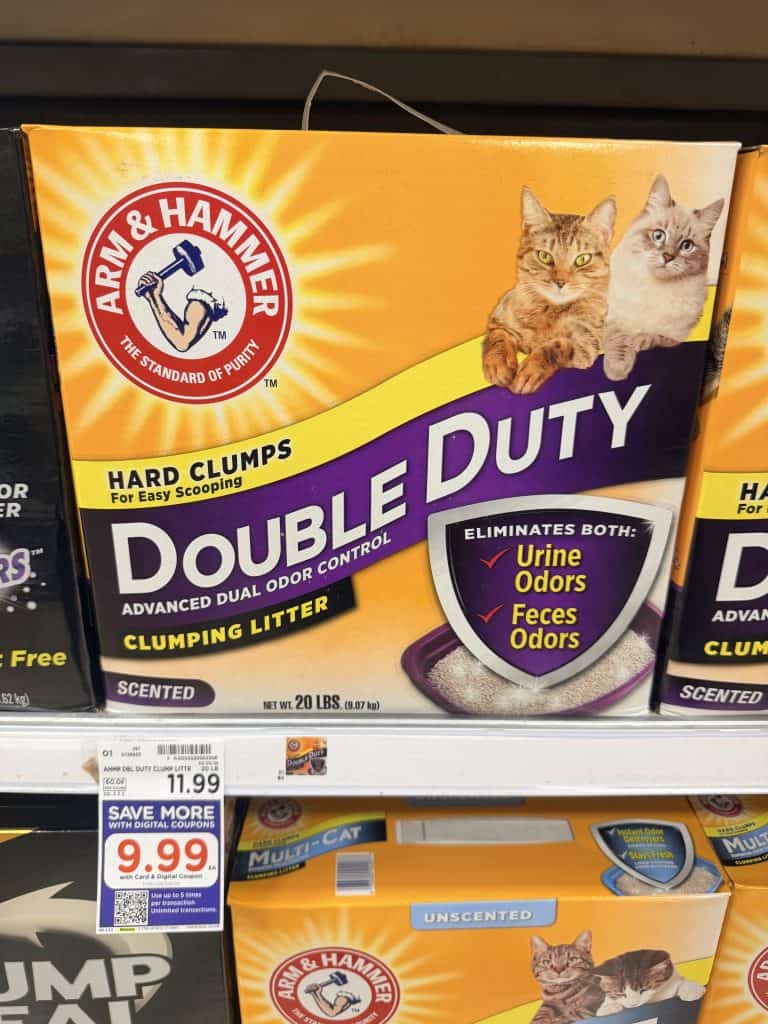Arm & Hammer Cat Litter Kroger Shelf image
