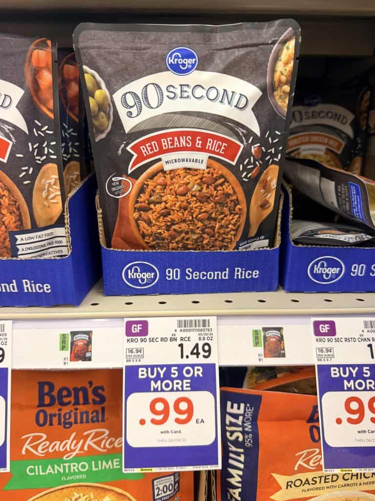 Kroger 90 Second Rice Kroger Shelf Image