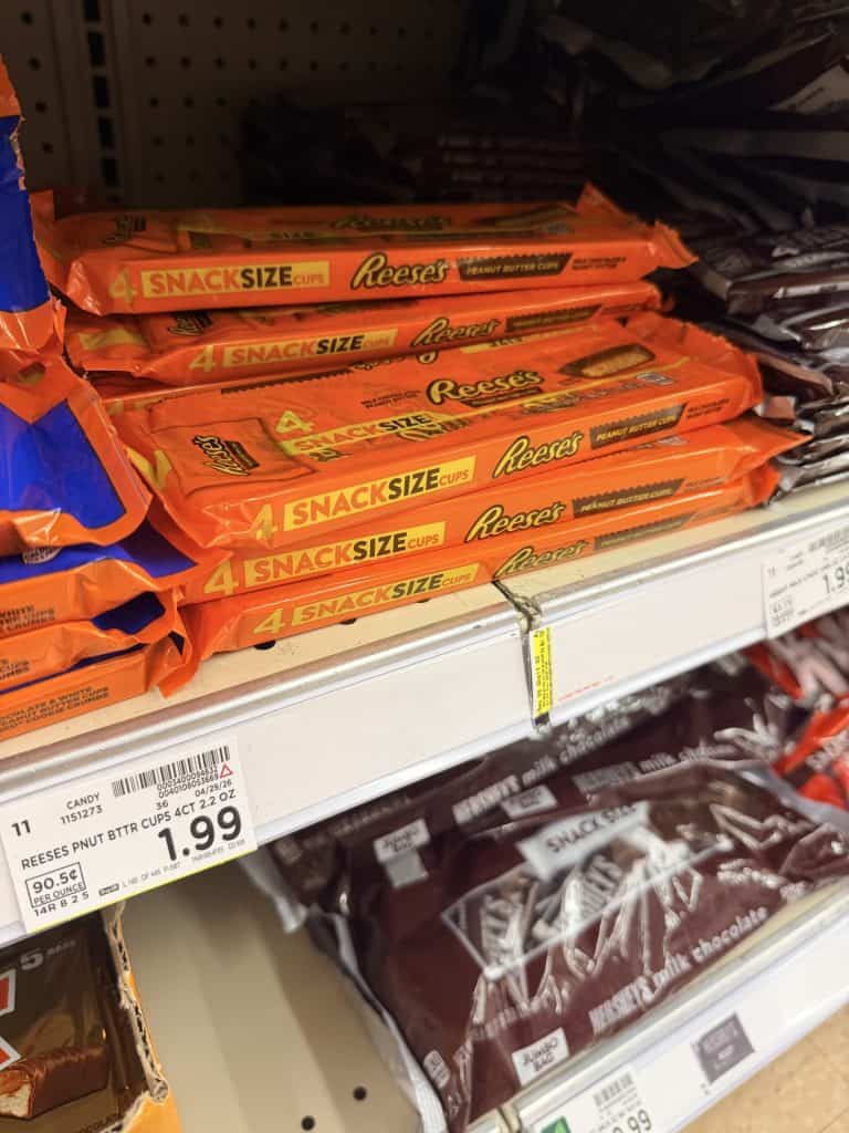 Reese's Candy Kroger Shelf Image