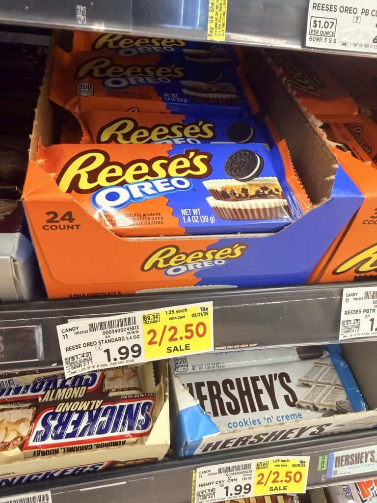 Reese's Candy Kroger Shelf Image