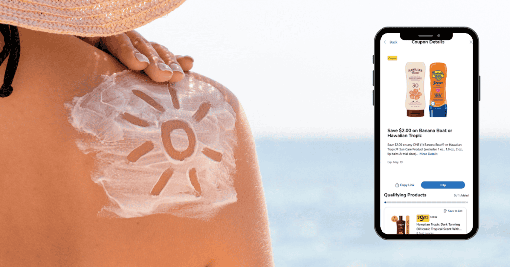 banana boat and hawaiian tropic