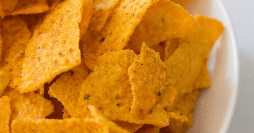 doritos, tostitos and sunchips