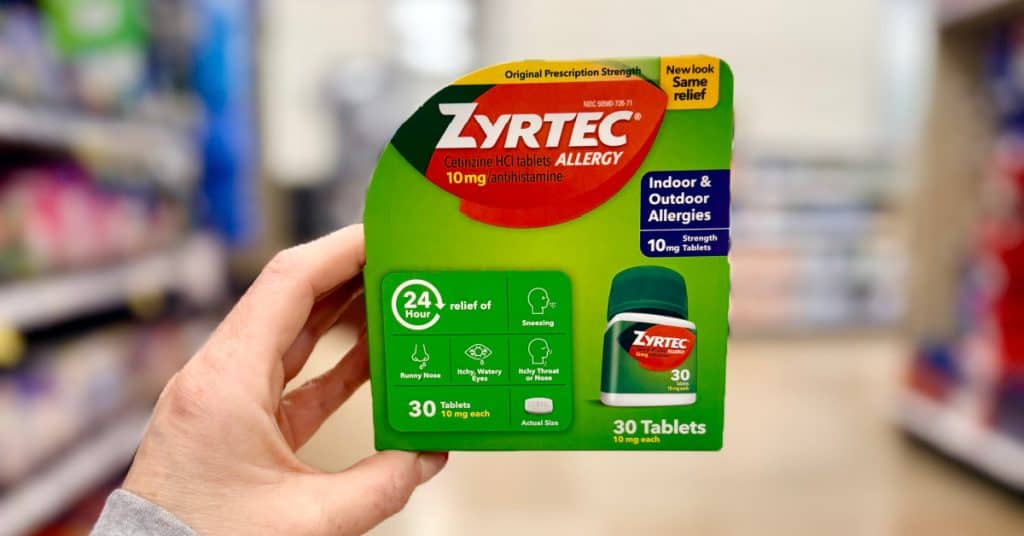 Zyrtec 30 ct Kroger