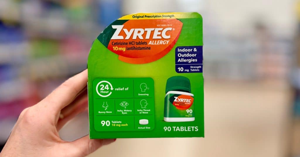 Zyrtec 90 ct Kroger