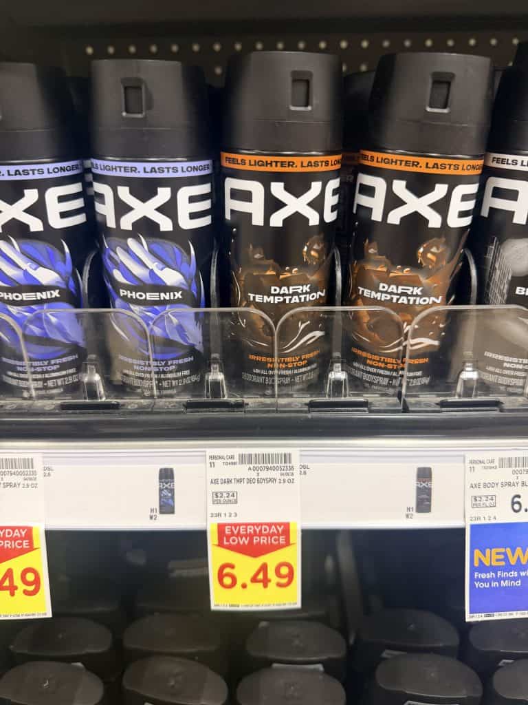 axe spray and sticks kroger shelf image (1)