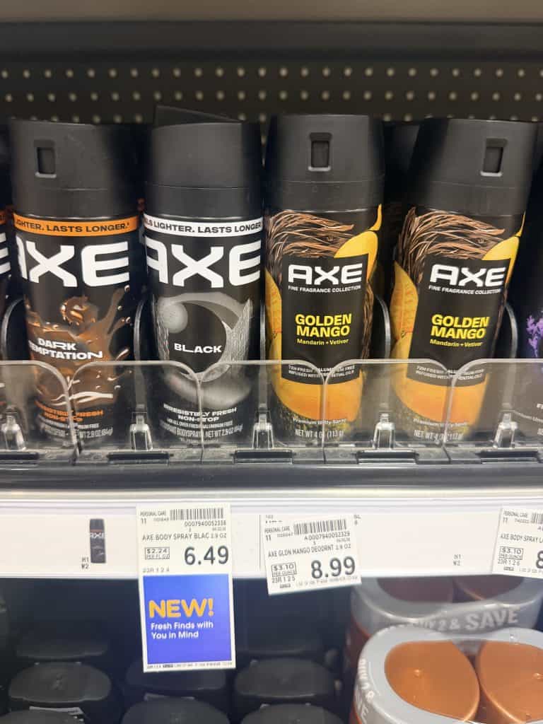 axe spray and sticks kroger shelf image (1)