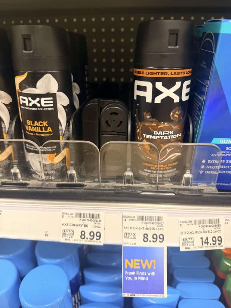 axe spray and sticks kroger shelf image (1)