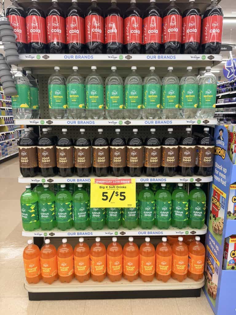 big k kroger shelf image
