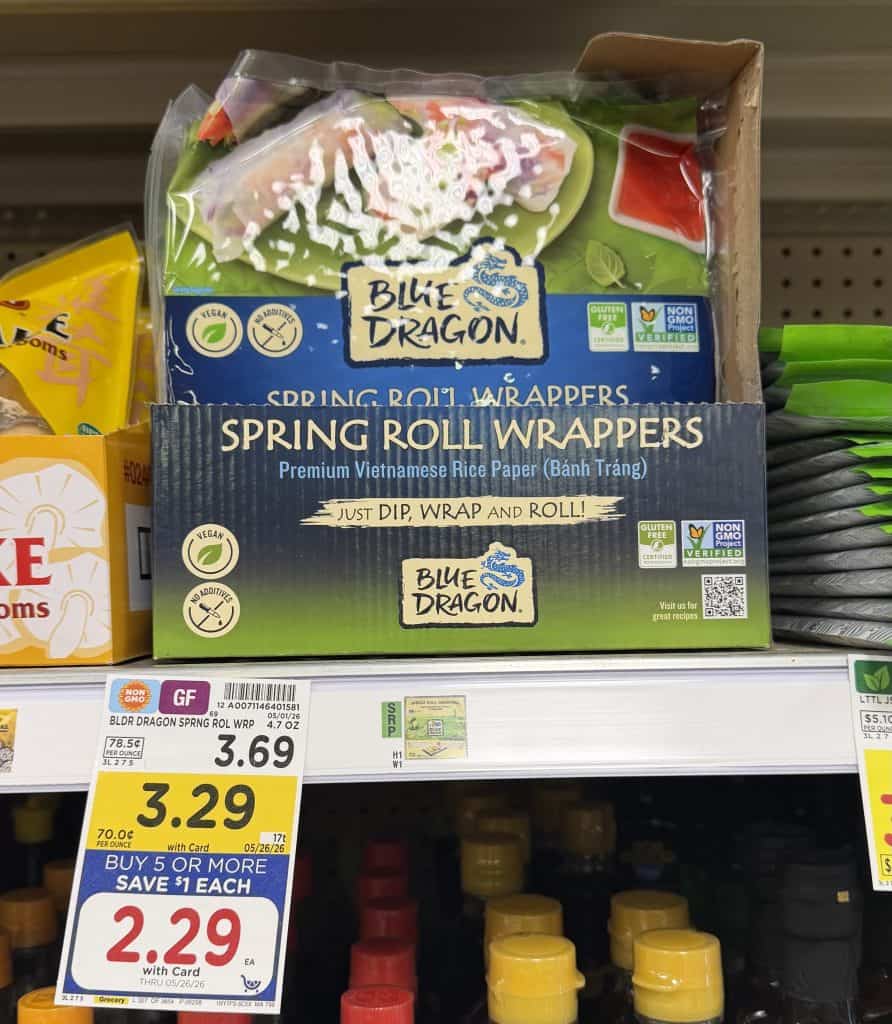 blue dragon spring roll wrappers kroger shelf image